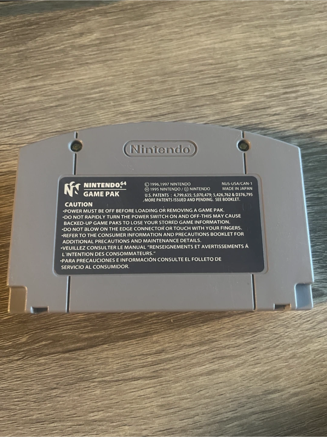 Wipeout Nintendo 64 Game Cartridge - photo 3