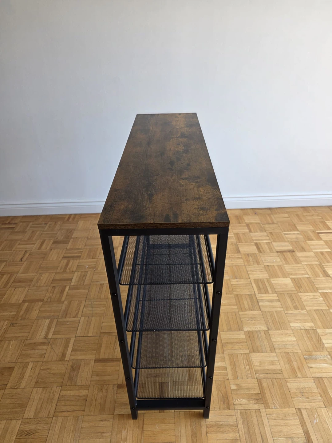 Industrial Style Console Table with 4 Shelves - photo 4