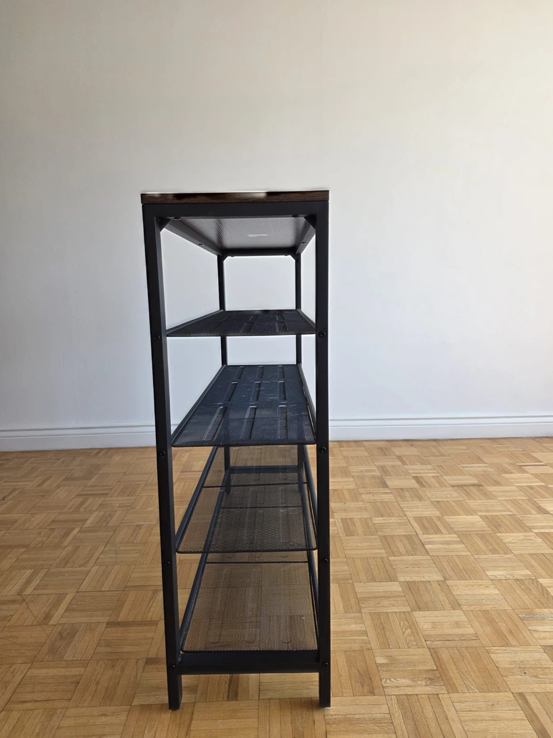 Industrial Style Console Table with 4 Shelves - photo 5