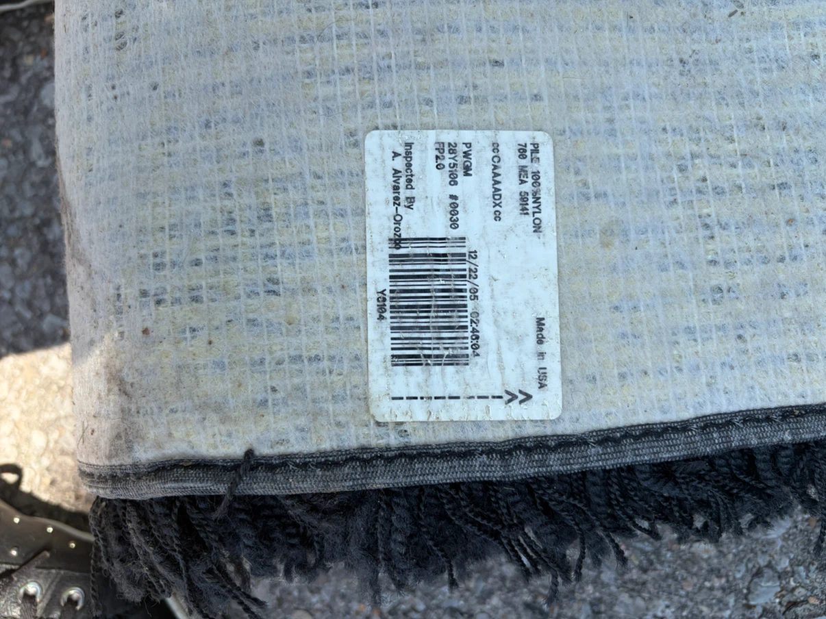 7” x 9” Black Shag Rug - photo 2
