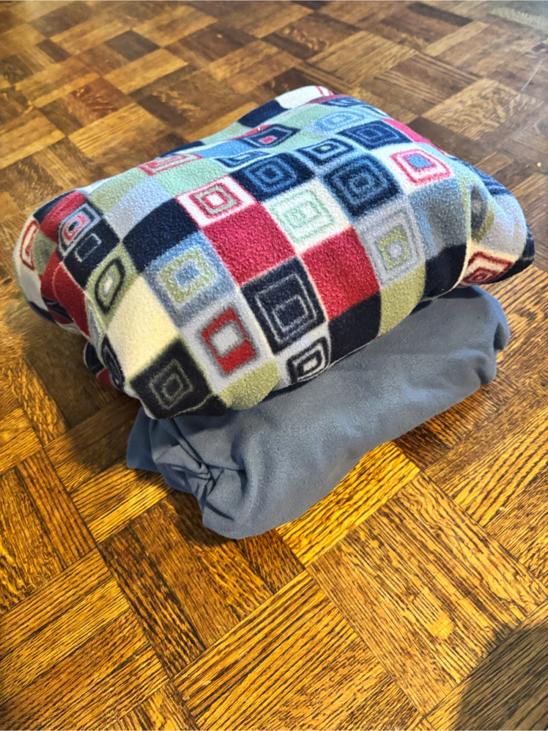 Fleece twin bed sheet set