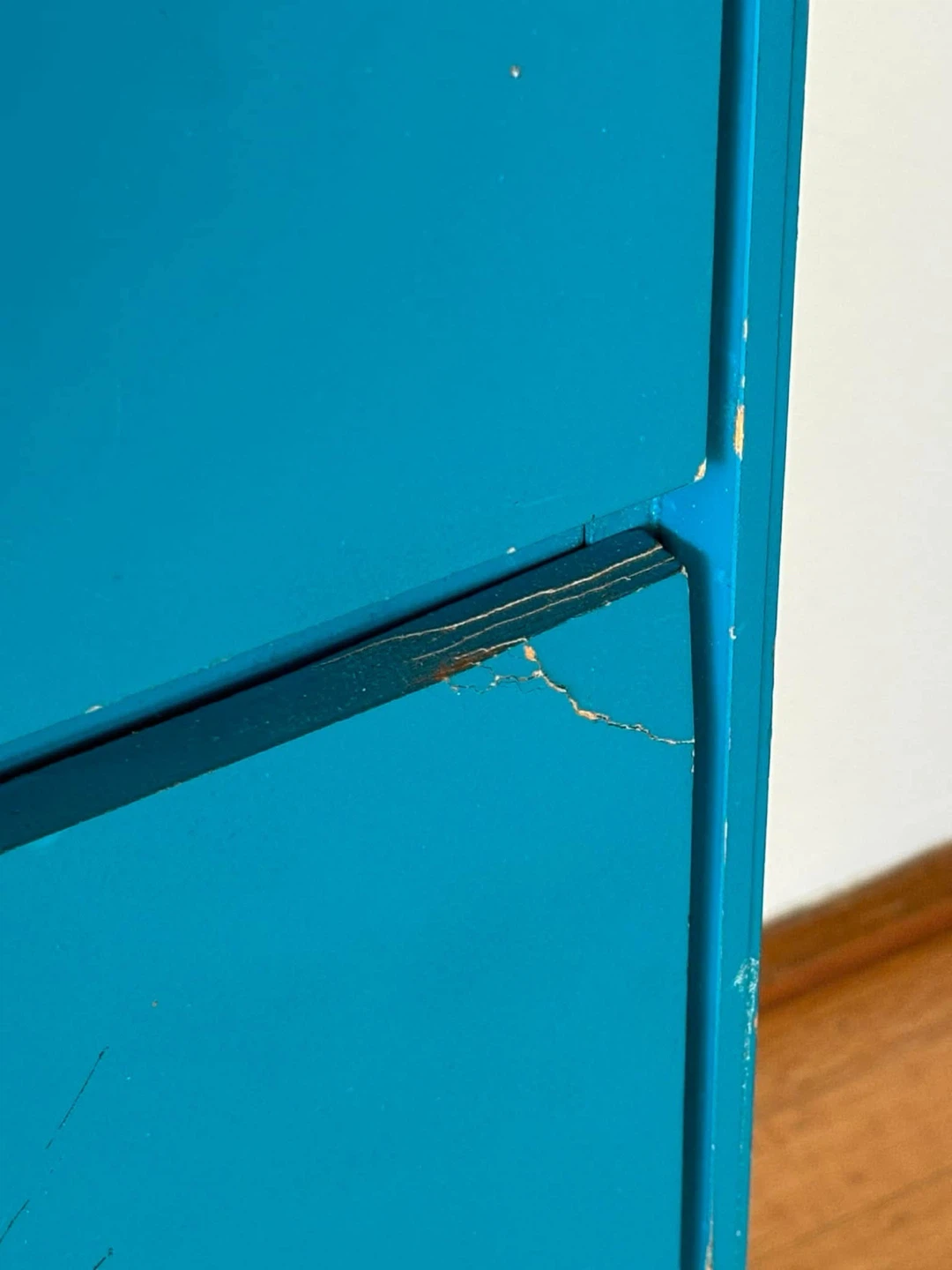 Tall Boy Dresser with Orange Handles - photo 2