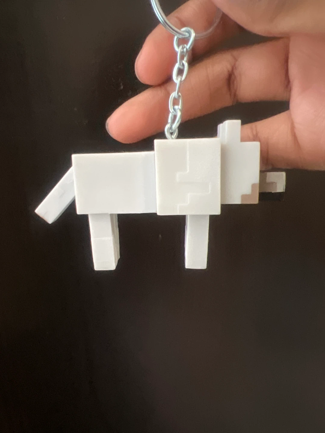 Minecraft Wolf Keychain - photo 3