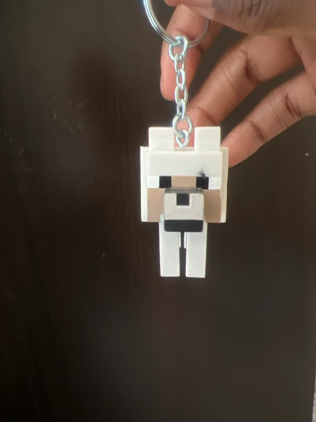 Minecraft Wolf Keychain - photo 2