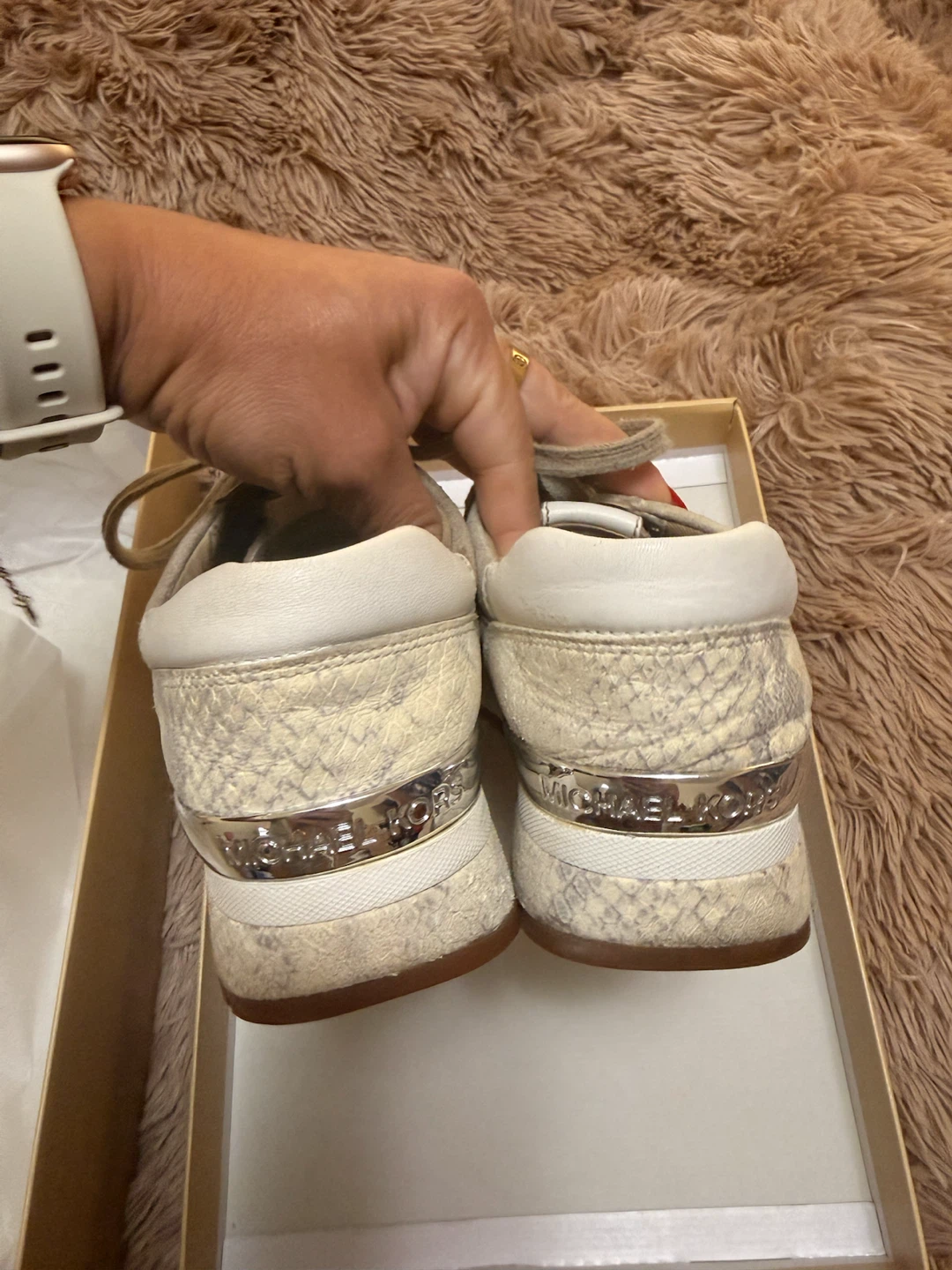 Michael Kors Allie Wrap Trainers - photo 3