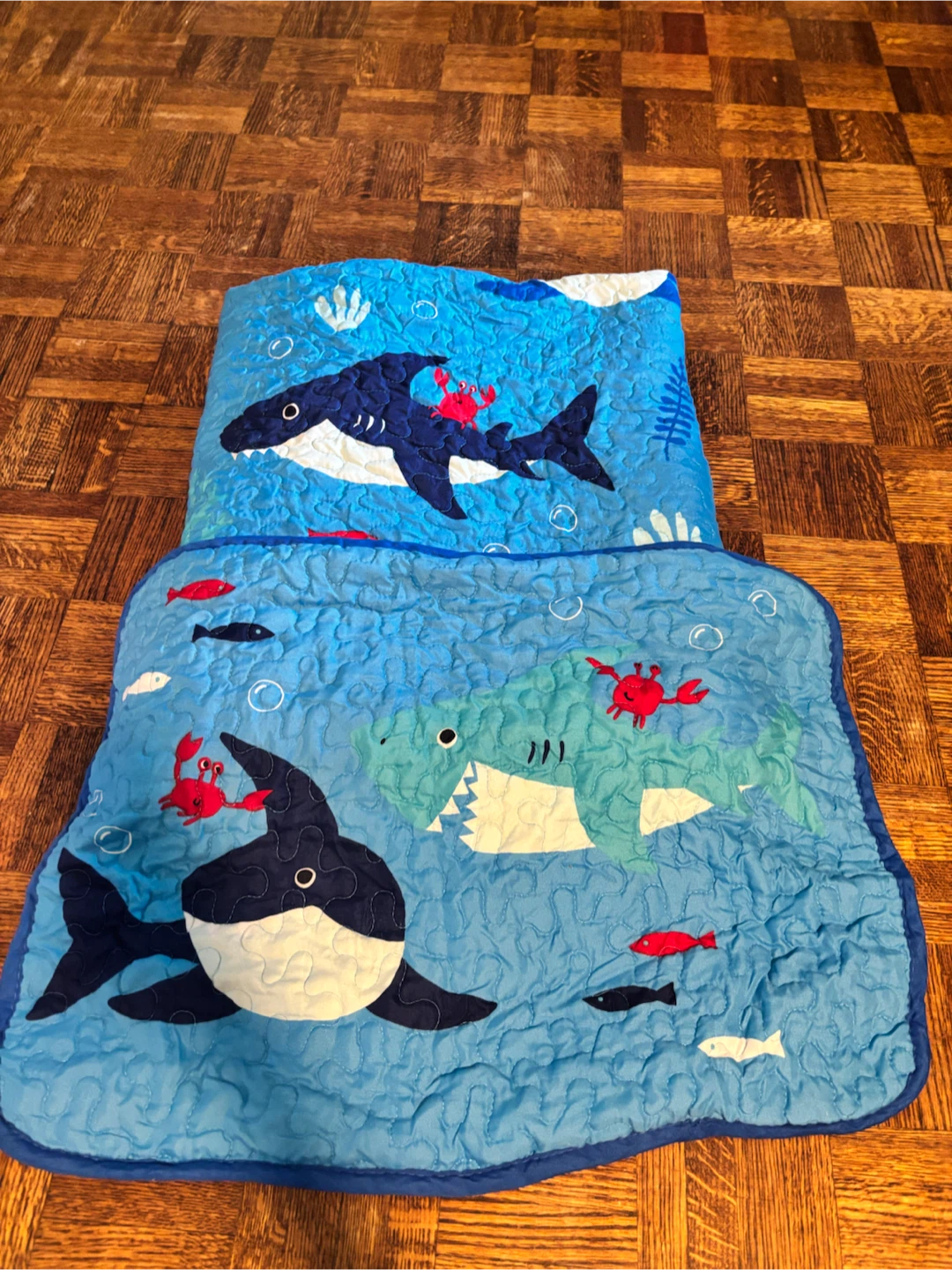 Children's Quilt - Shark and Ocean Theme