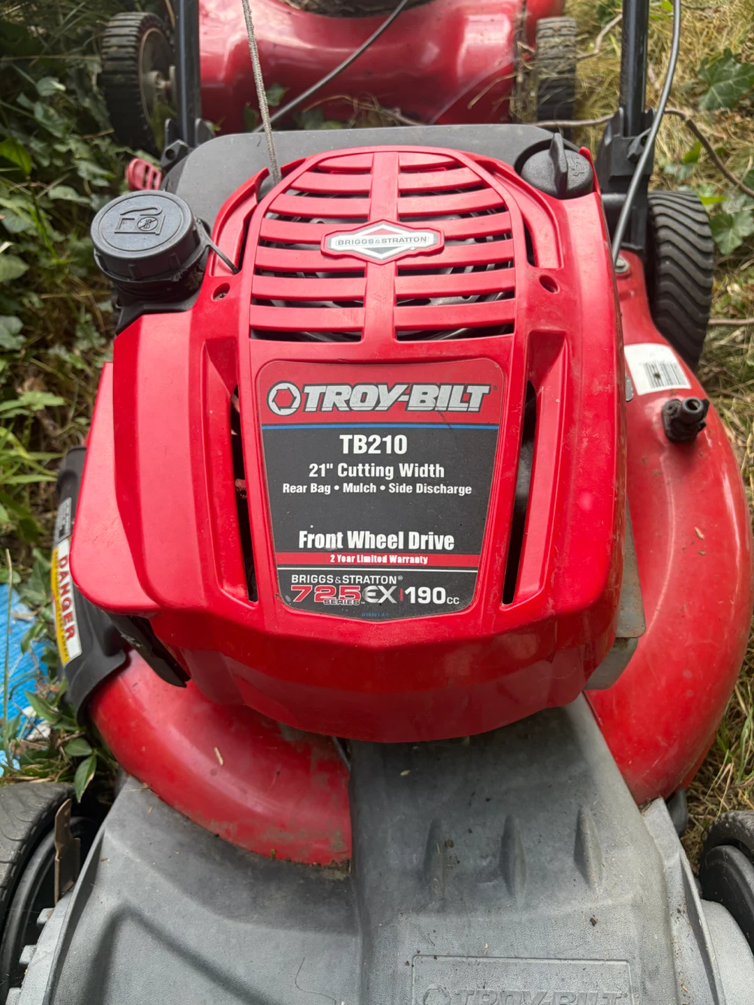 Troy-Bilt TB210 Lawnmower - photo 3