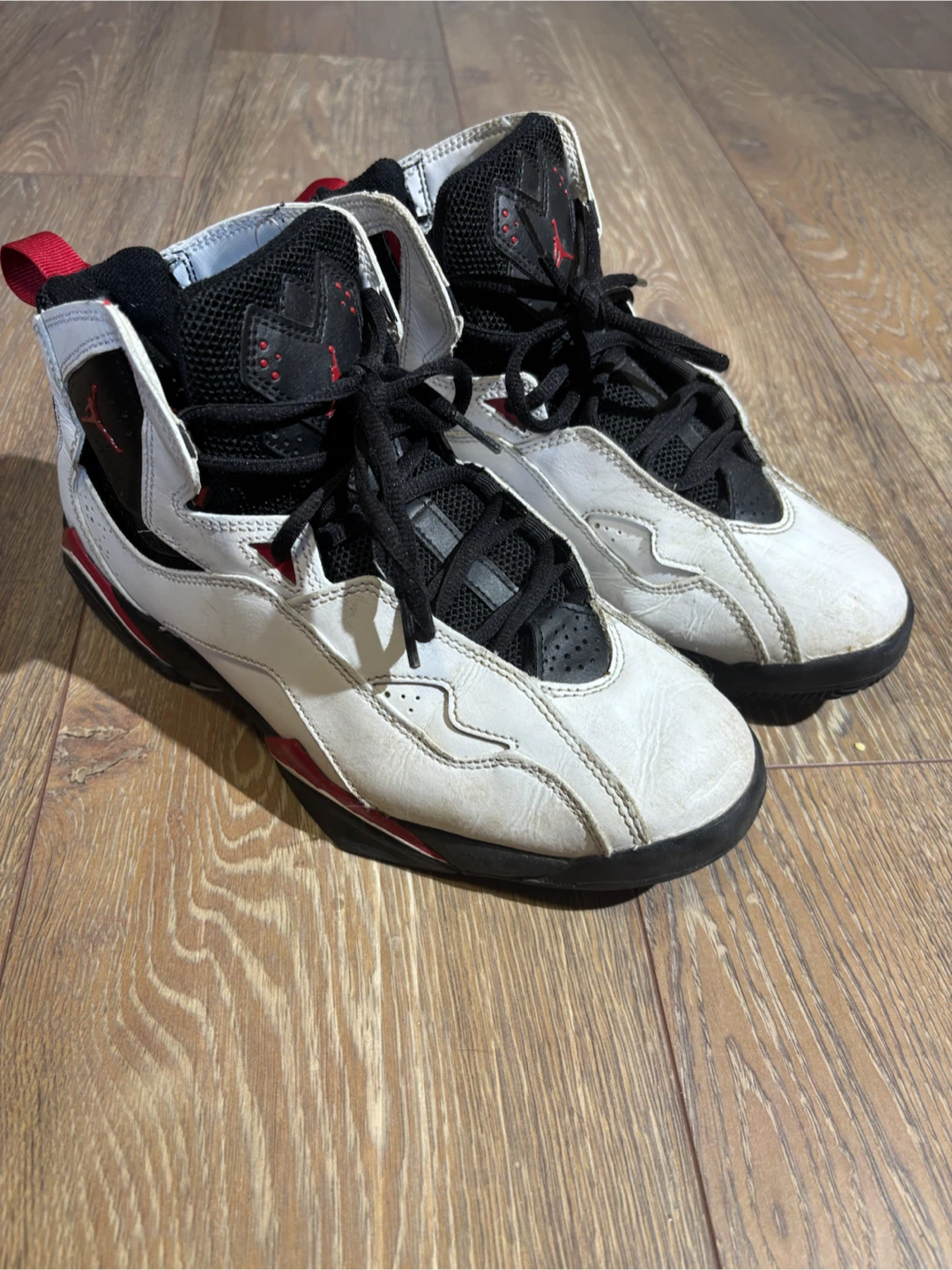 Jordan True Flight White Black Red - Men’s Size 7.5
