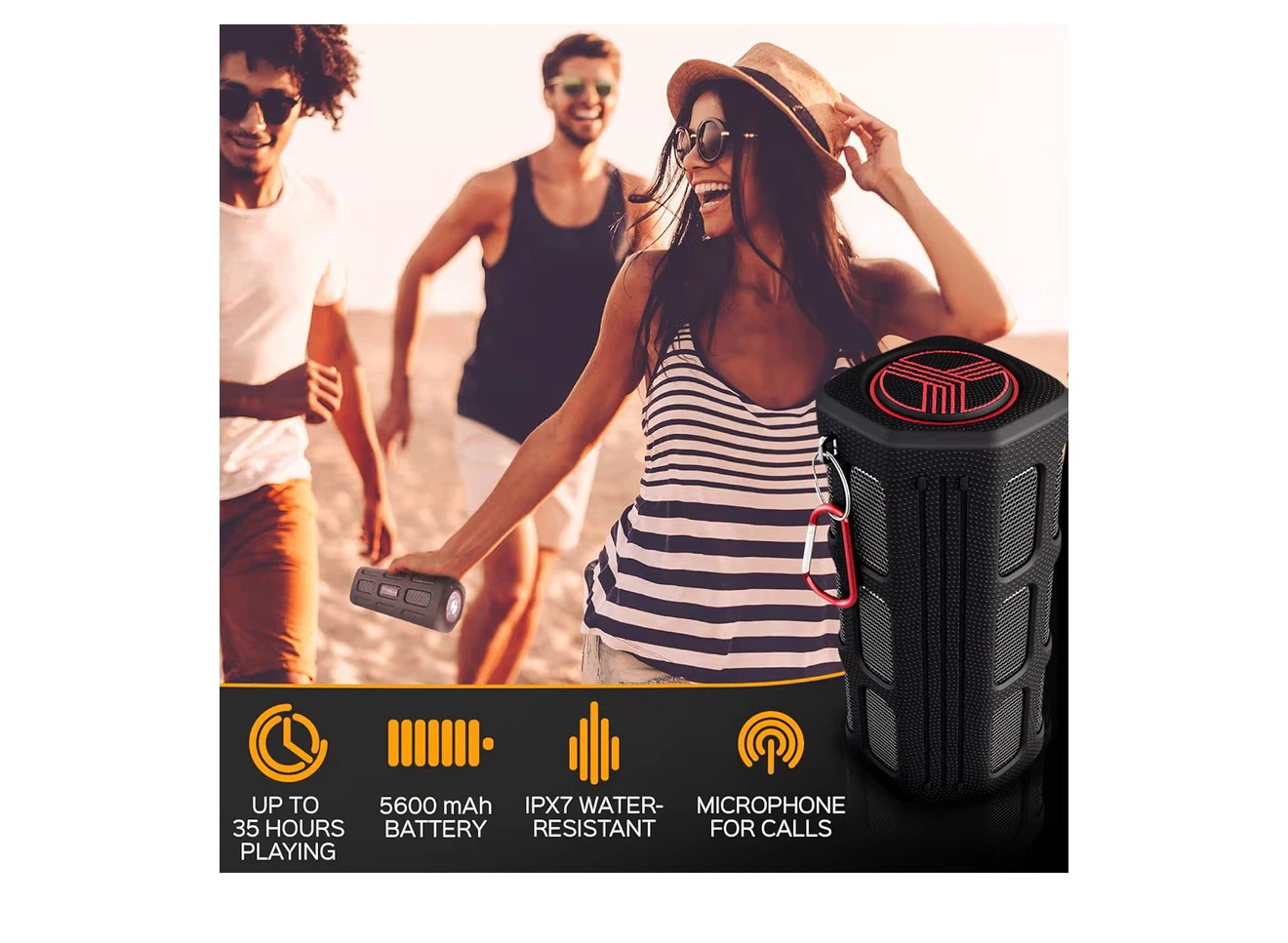 TREBLAB FX100 Extreme Bluetooth Speaker with Power Bank - photo 2
