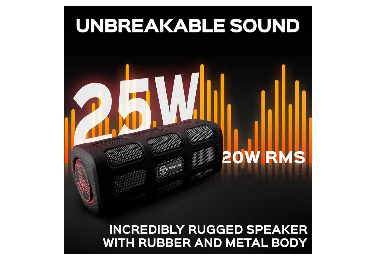 TREBLAB FX100 Extreme Bluetooth Speaker with Power Bank - photo 4
