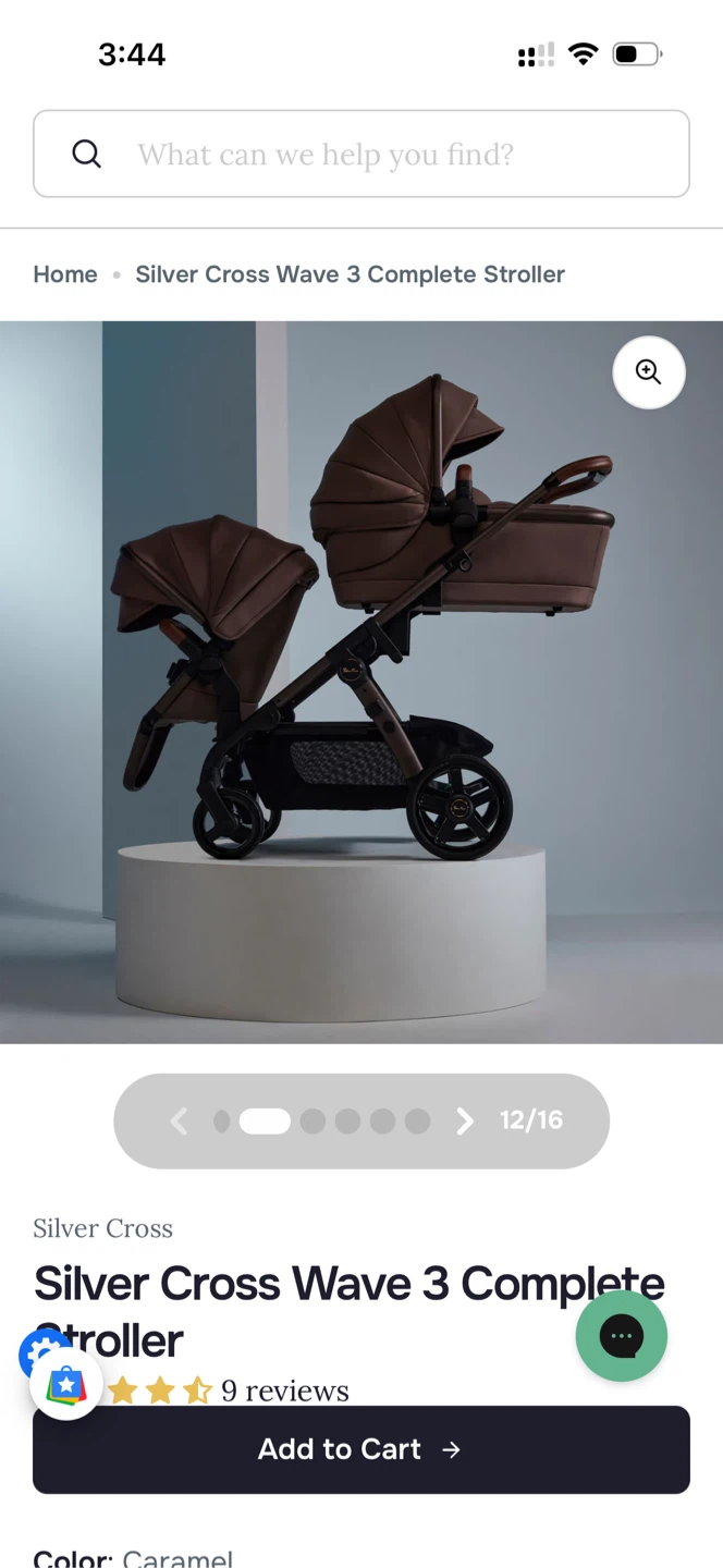 Silver Cross Wave 3 Stroller in Caramel – Full Set - photo 4