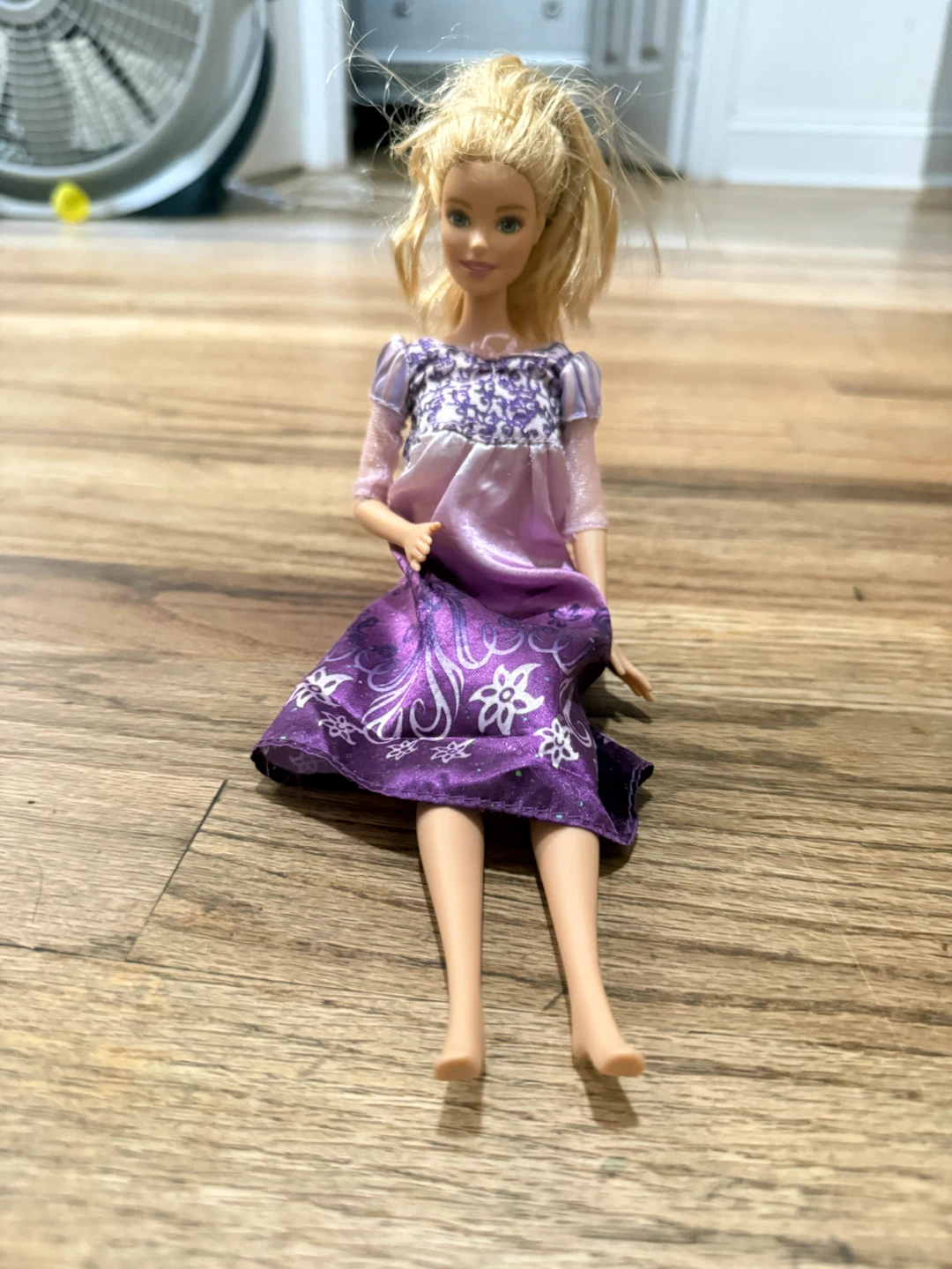 Barbie Doll in Purple Gown