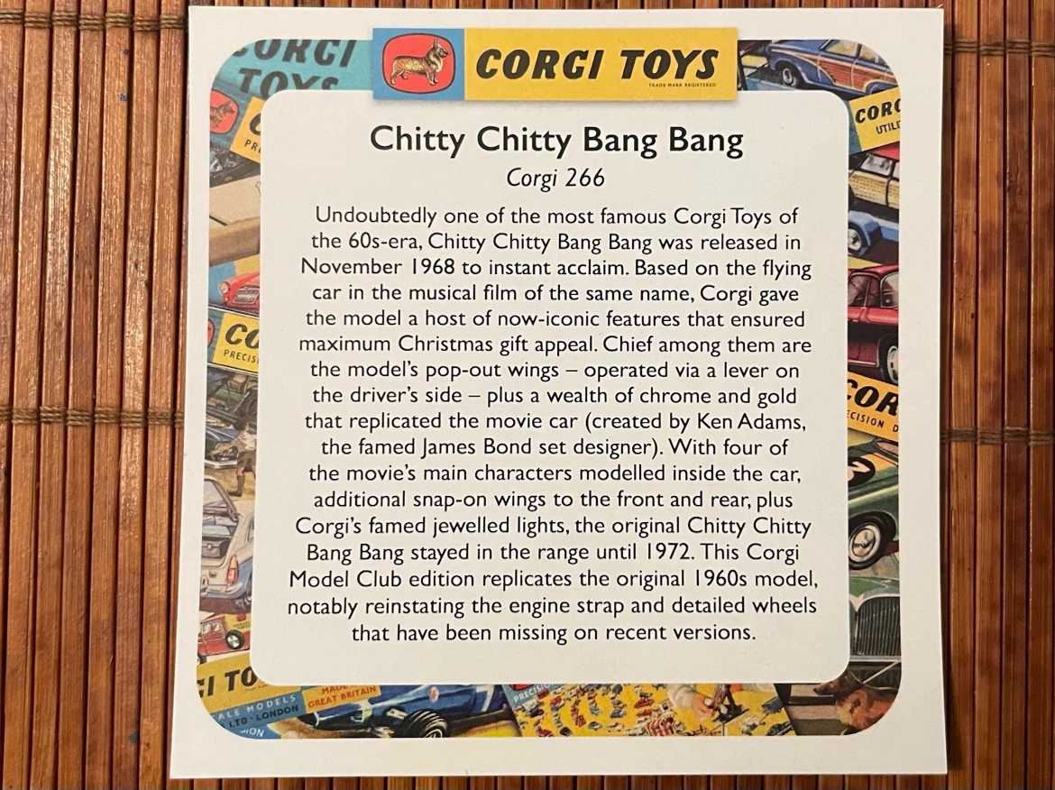 Corgi Chitty Chitty Bang Bang –  Reissue – New/Boxed - photo 5