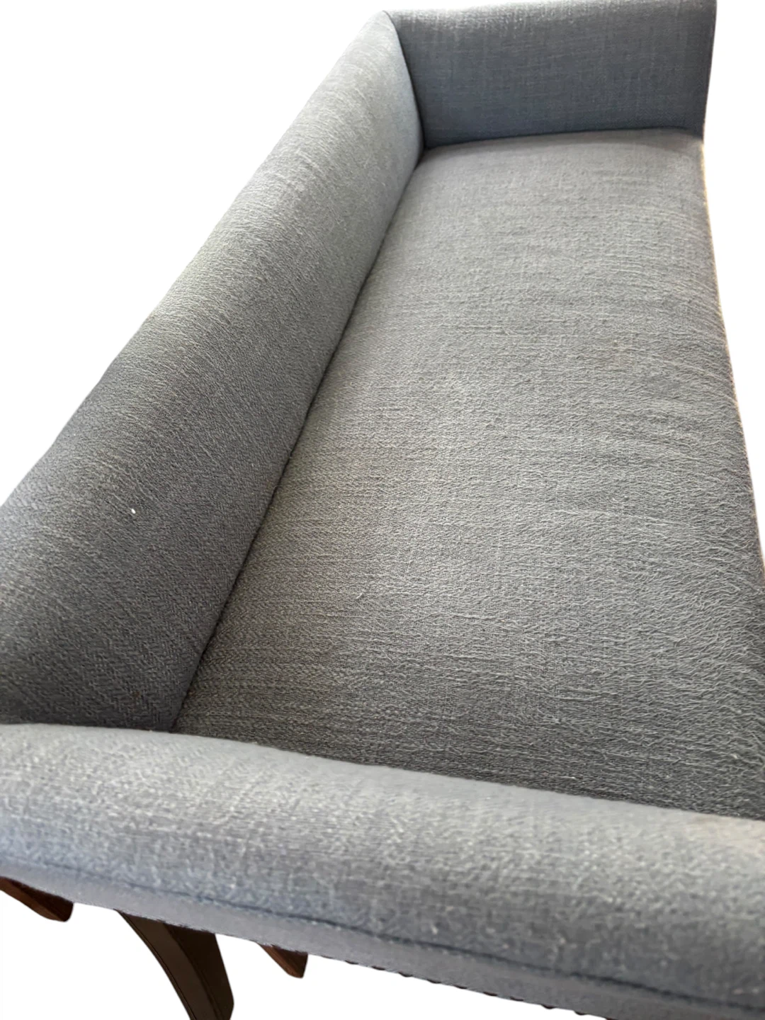 Gray/blue Upholstered used Bench - photo 3