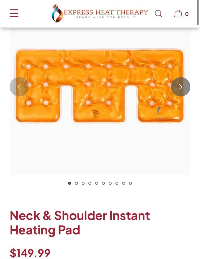 Express Heat Therapy Neck & Shoulder Instant Heating Pad - photo 3