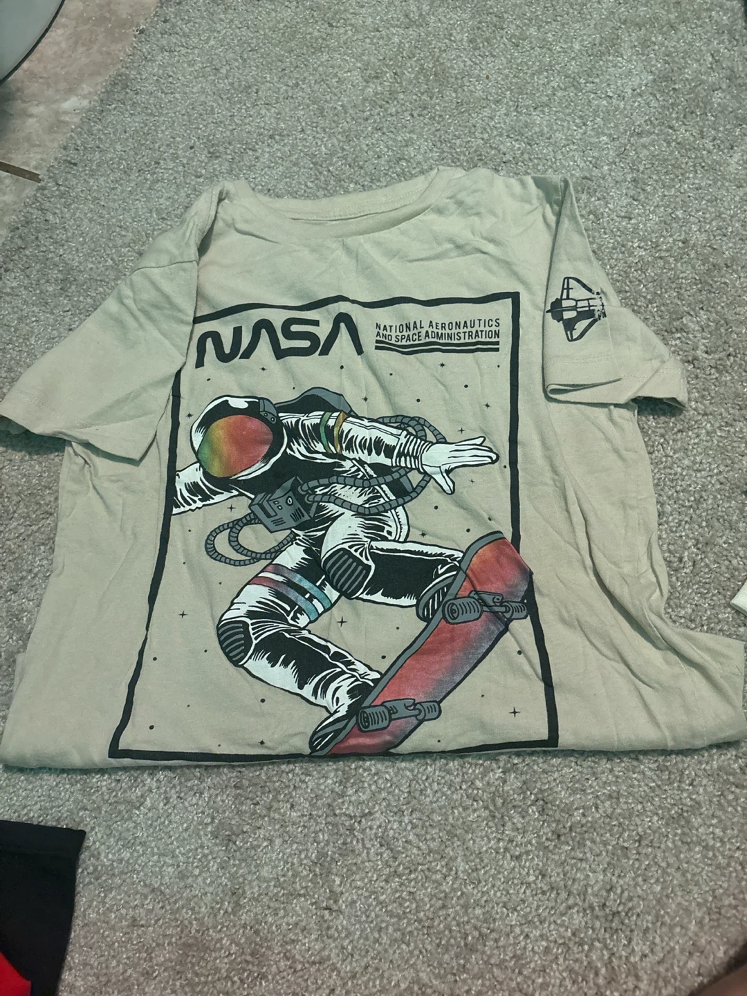 NASA Astronaut Skateboard T-Shirt