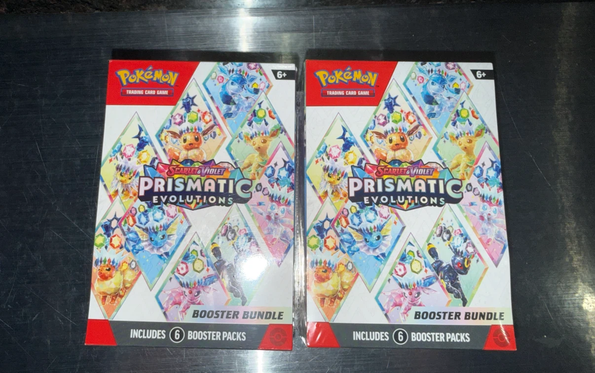 Pokemon Scarlet & Violet Prismatic Evolutions Booster Bundle