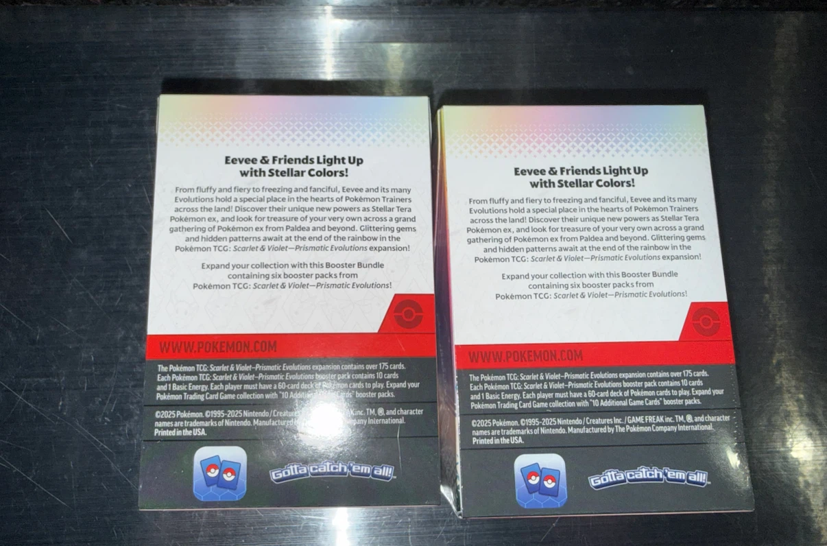 Pokemon Scarlet & Violet Prismatic Evolutions Booster Bundle - photo 2