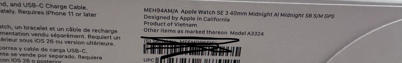 Apple Watch SE 40mm Midnight Aluminum GPS - photo 5