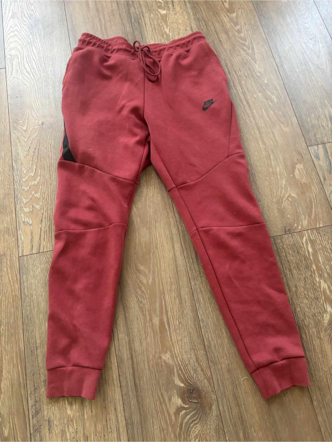 Nike Tech Fleece Joggers Red Size M