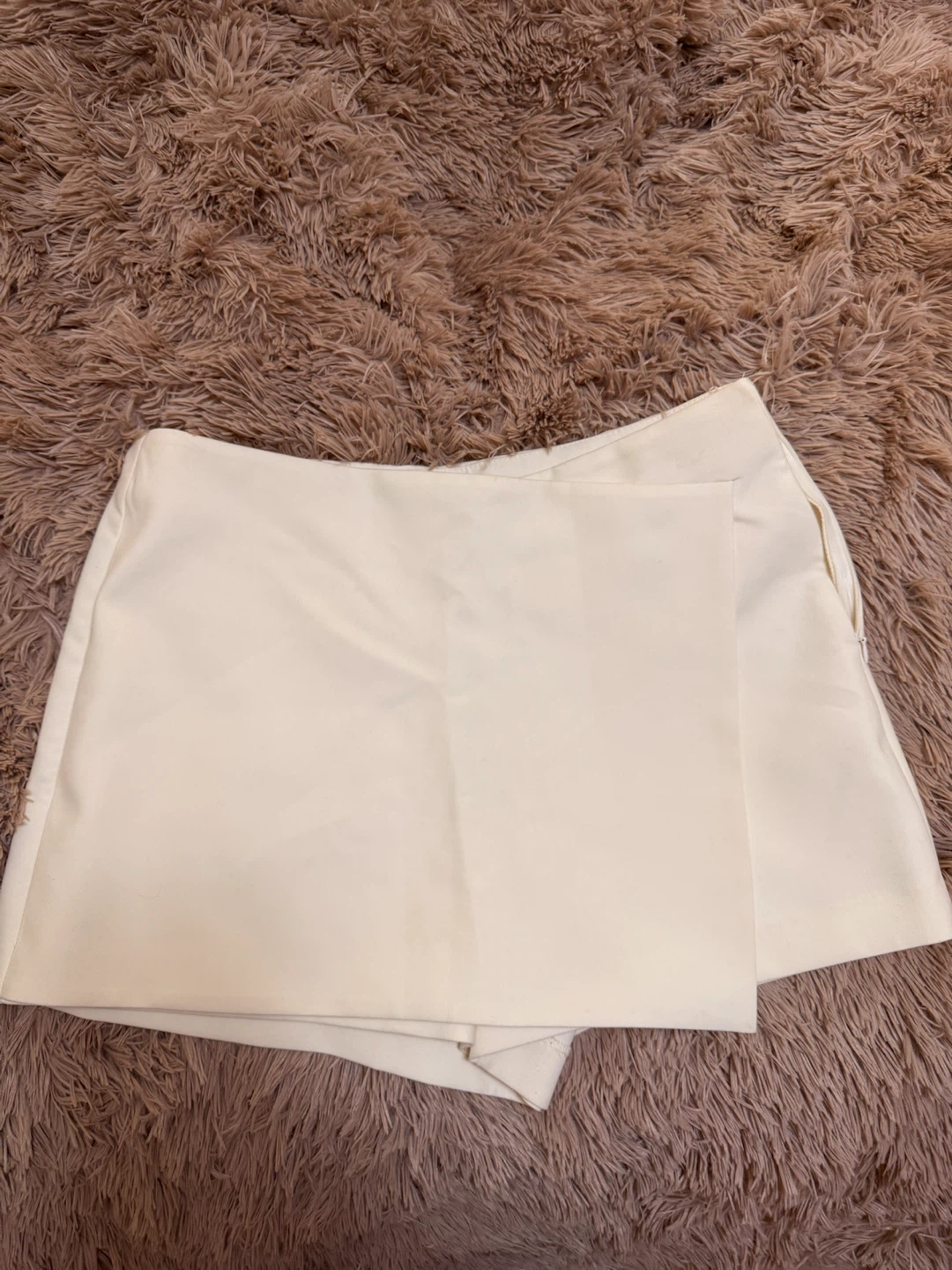 ZARA White Skort Size L