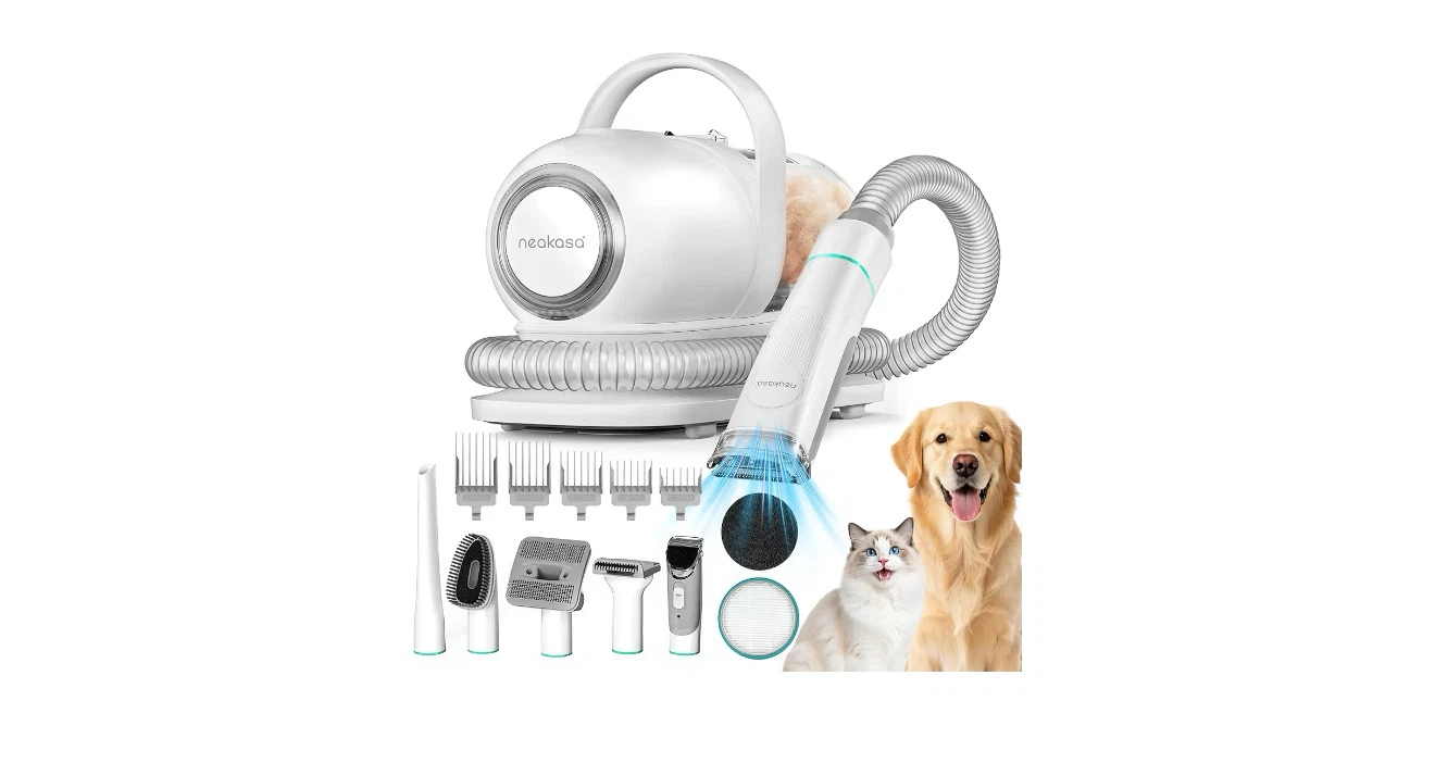 Neakasa 6-in-1 Pet Grooming Kit with Vacuum
