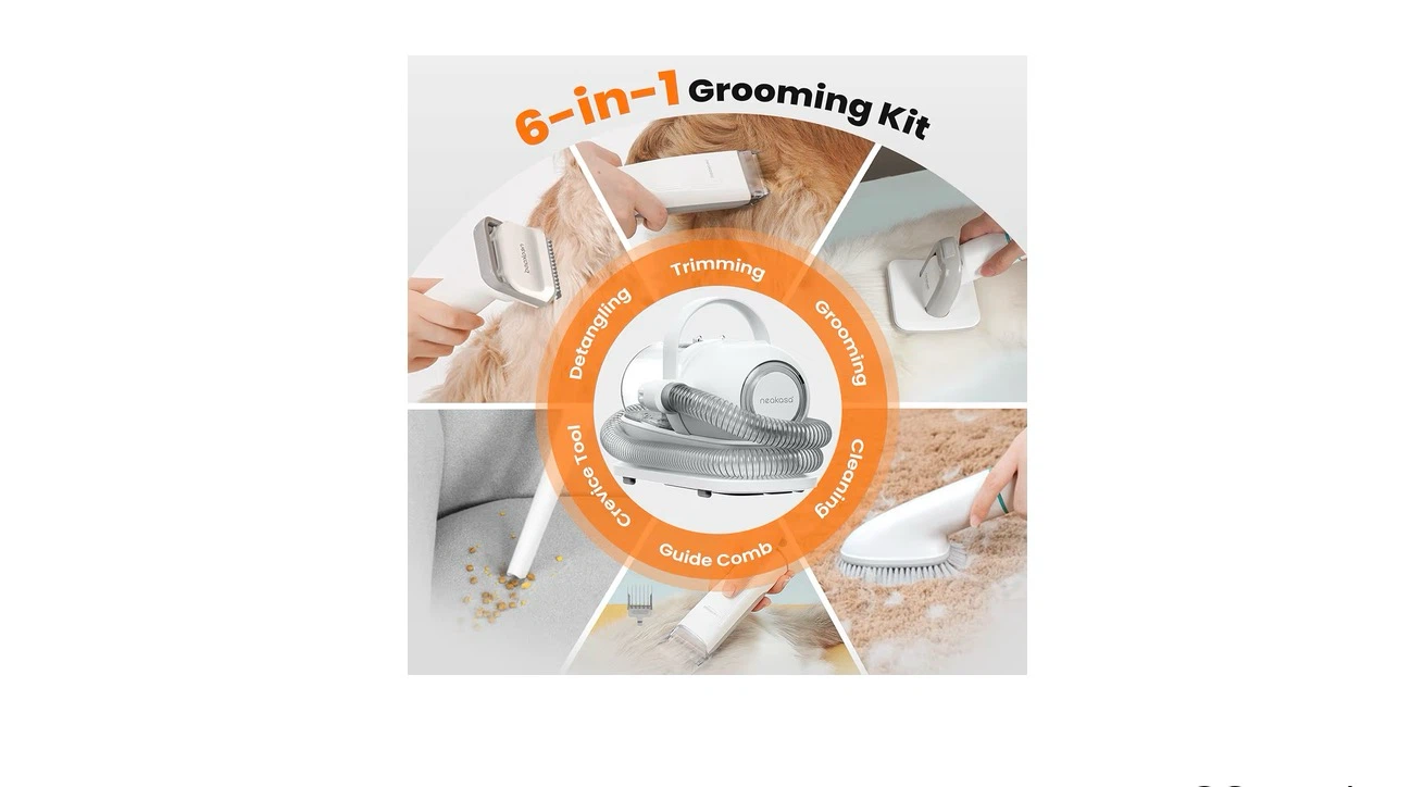 Neakasa 6-in-1 Pet Grooming Kit with Vacuum - photo 2