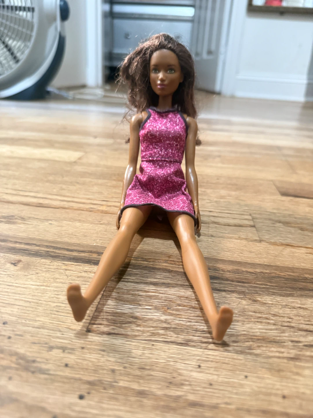 Fashion Doll Pink Sparkly Dress
