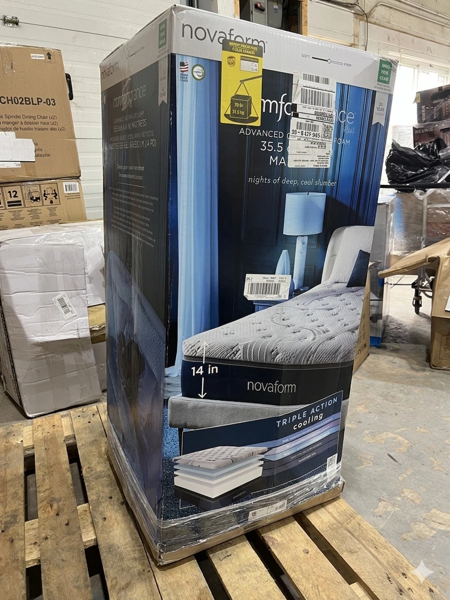 Novaform ComfortGrande Plus Gel Memory Foam King Mattress - photo 2