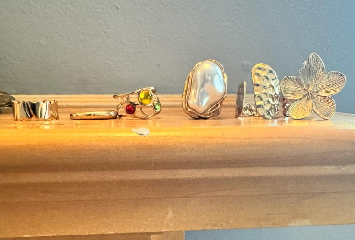 Fashion Jewelry Choker and Rings Set - photo 3