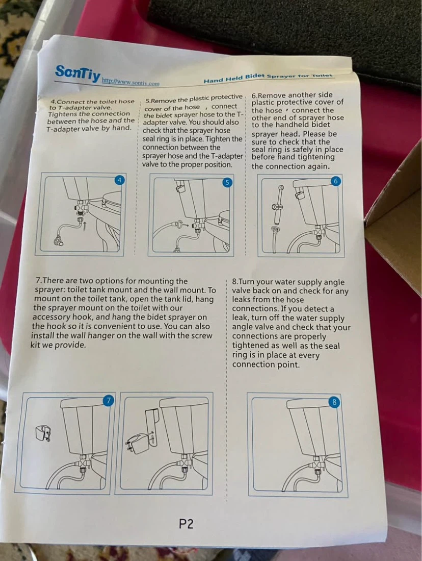 Handheld Bidet Sprayer Kit for Toilet BNIB - photo 3