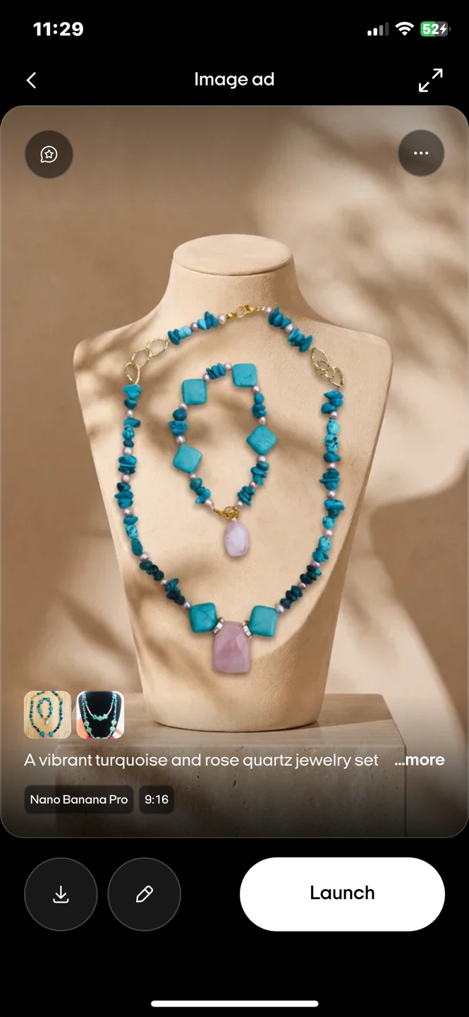 LA-RAZIEL Natural Turquoise & Rose Quartz Jewelry Set - photo 2