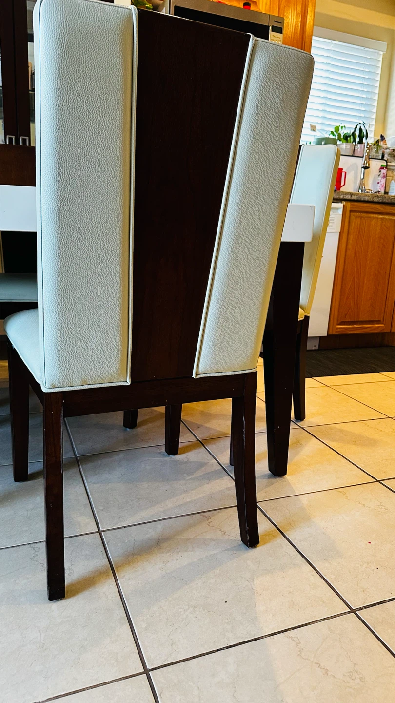 Dining Table and Chairs Set of 6