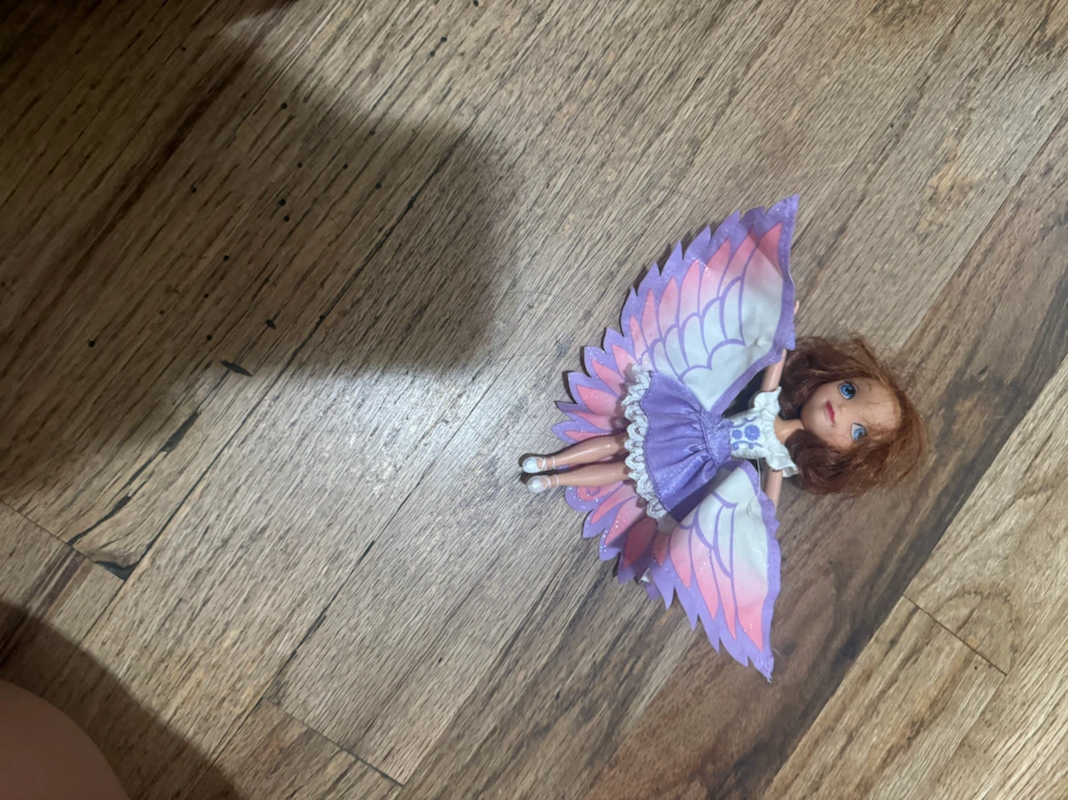 Fairy Doll with Purple and Pink Wings