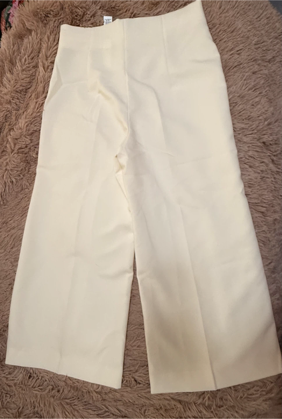ZARA Cream Culottes Size XL - photo 2