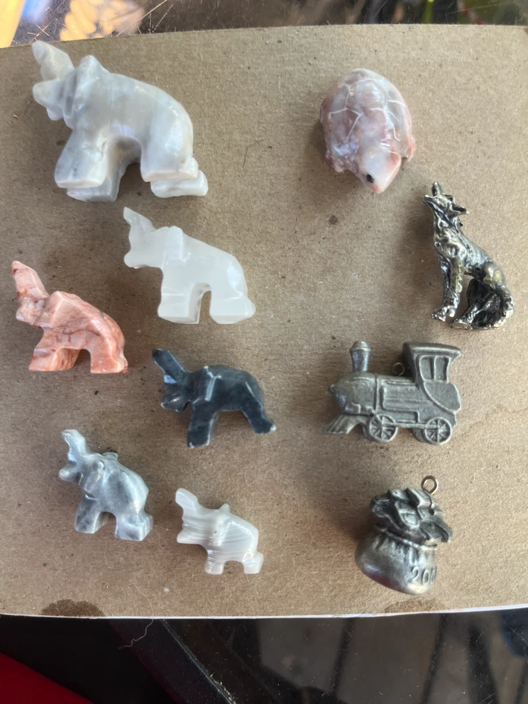 Assorted Animal and Train Charms