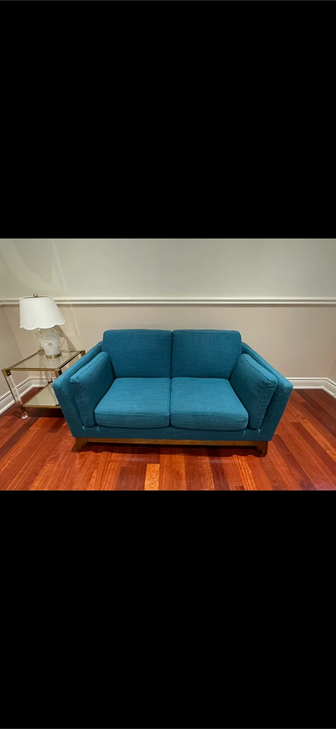 Teal 2-Seater Sofa - photo 3