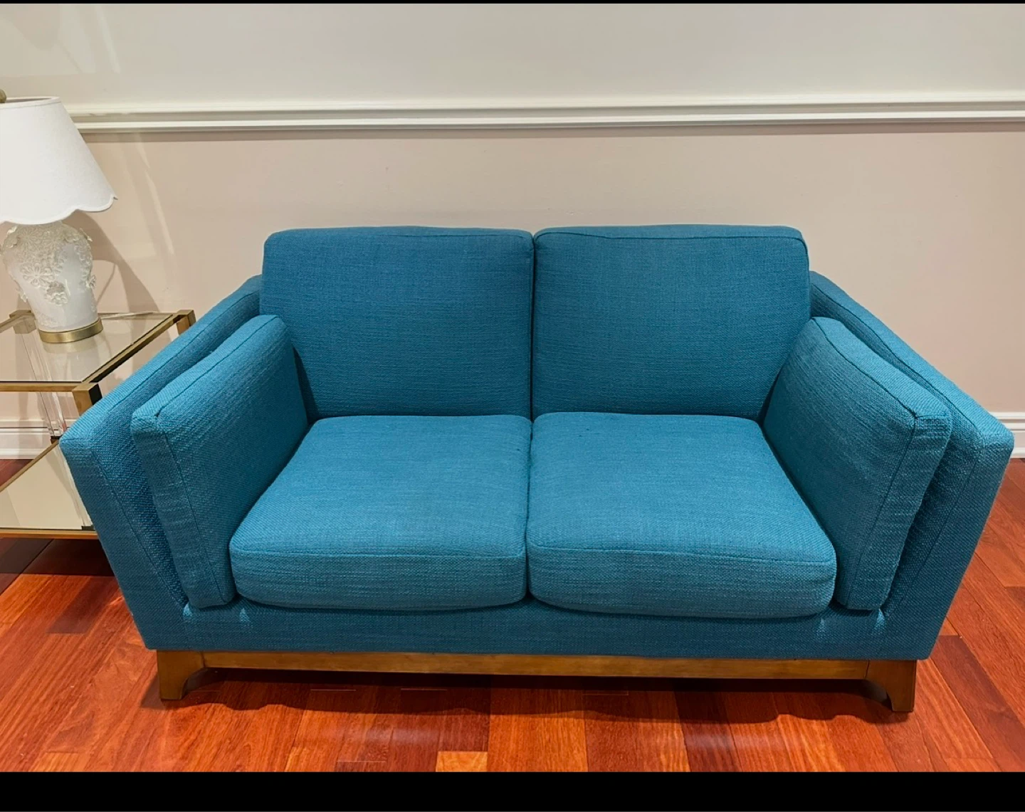 Teal 2-Seater Sofa - photo 2