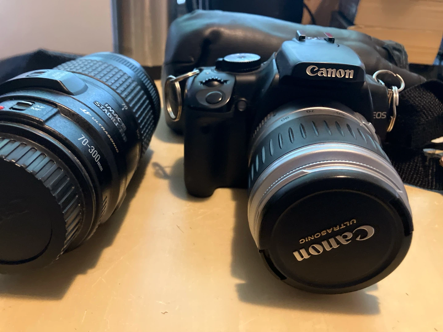 Canon EOS DSLR Camera with 70-300mm Lens and EZee Strap