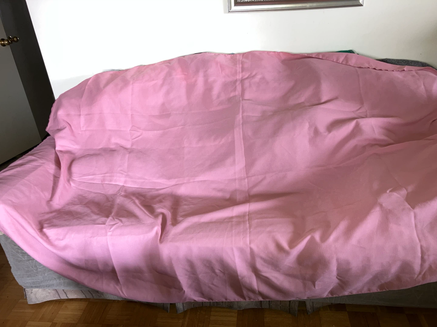 Pink Polyester Tablecloth-102”x60”