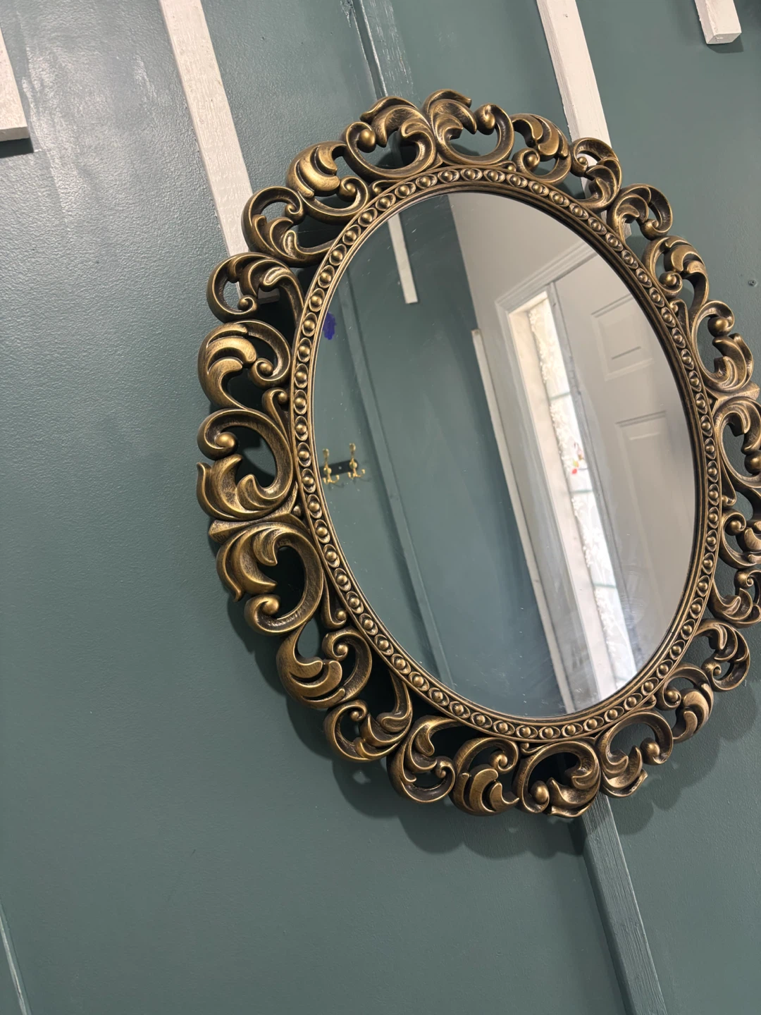 Ornate Gold Framed Wall Mirror