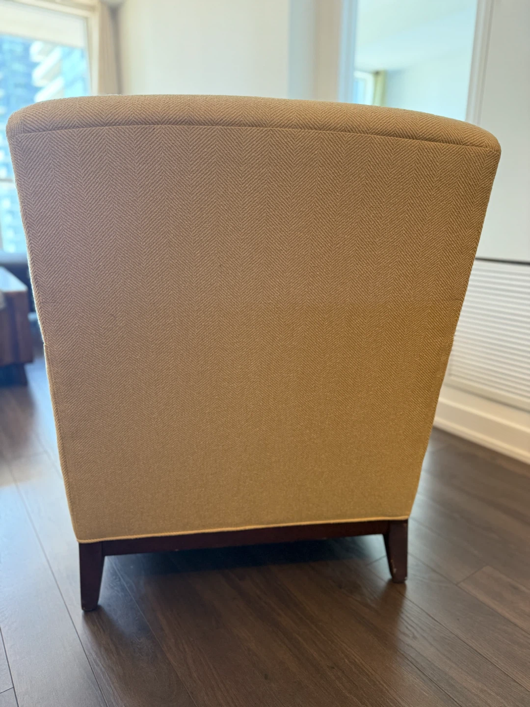 Herringbone Pattern Accent Arm Chair - photo 2