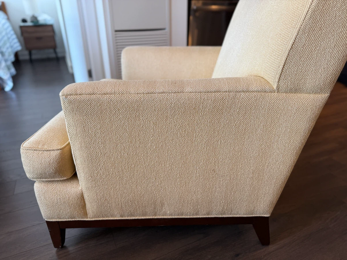 Herringbone Pattern Accent Arm Chair - photo 3