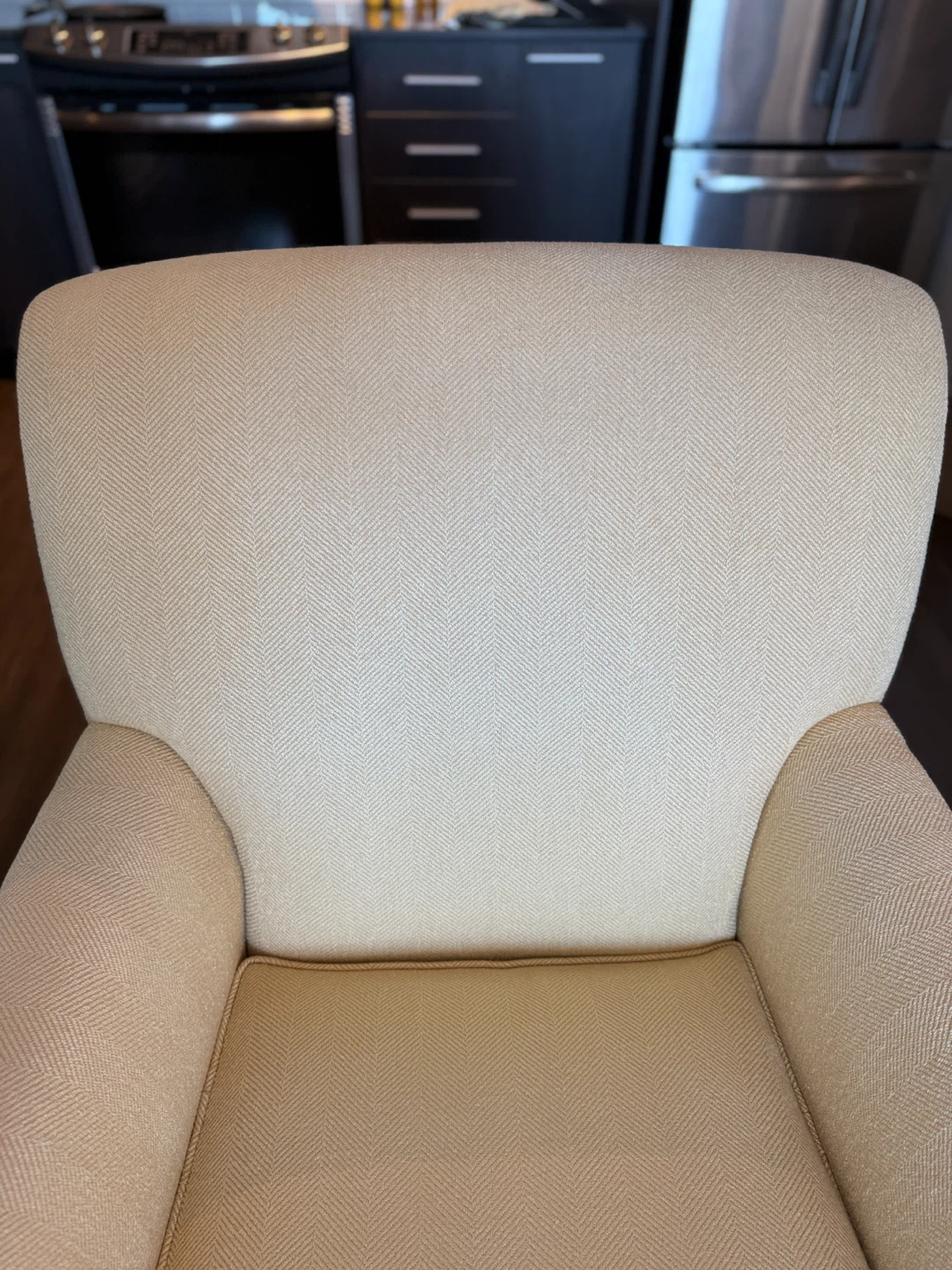 Herringbone Pattern Accent Arm Chair - photo 5