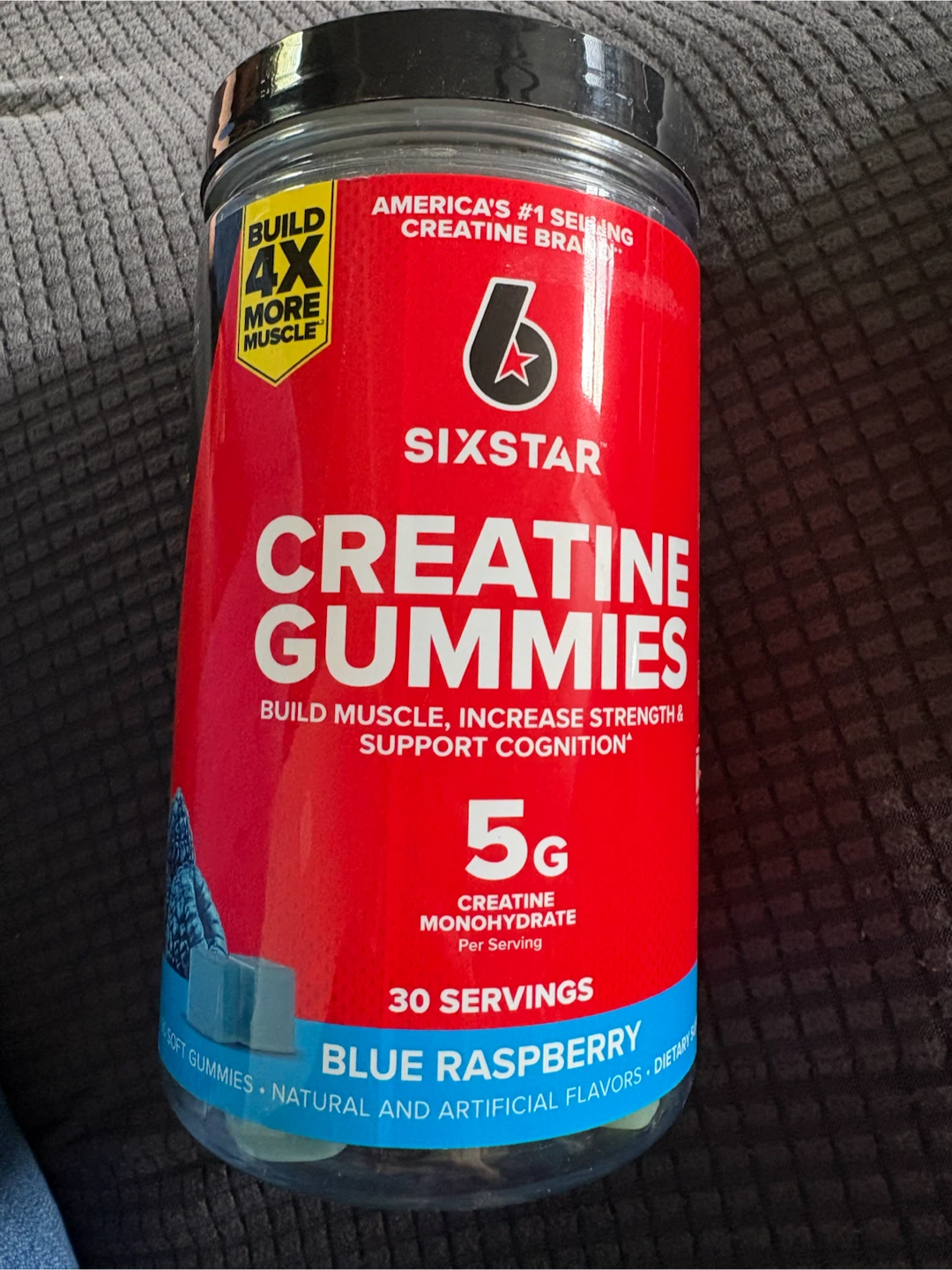 Six Star Creatine Gummies - Blue Raspberry