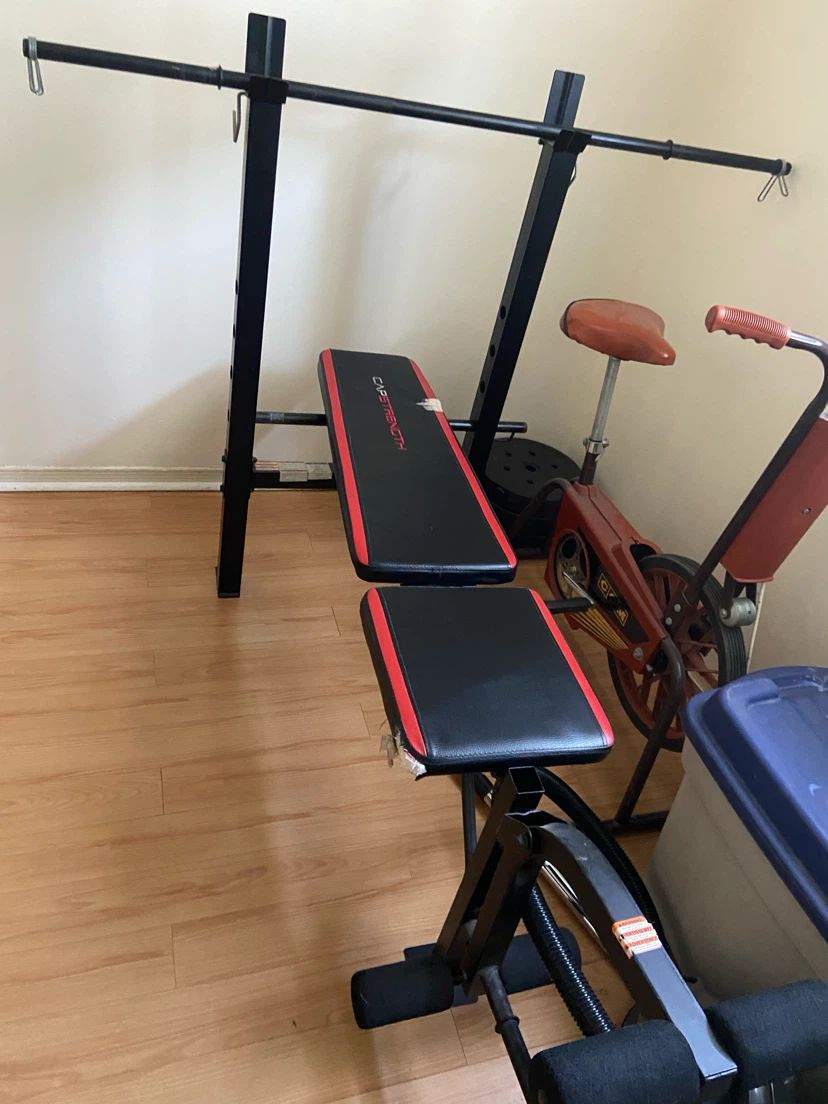 benchpress with plates - photo 2