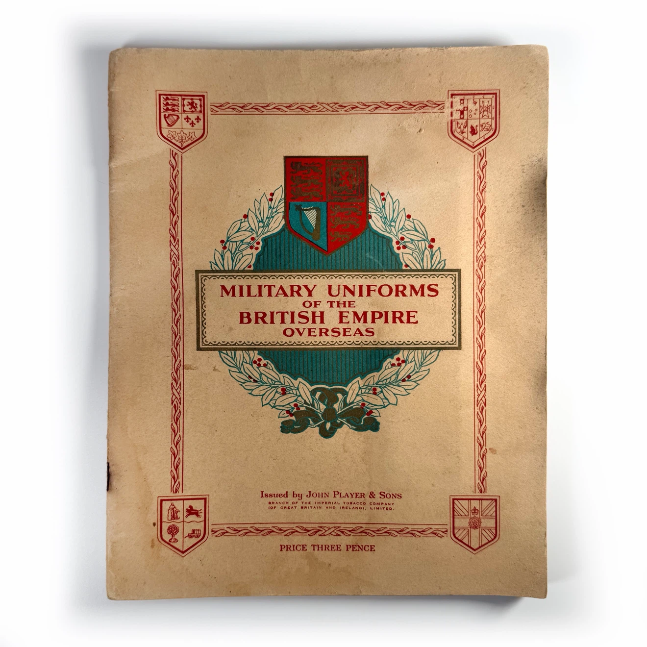 Vintage 1938 Military Uniforms Booklet