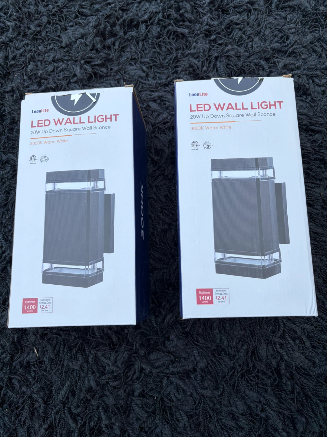 LeonLite LED Wall Sconce (20W, 1400 Lumens)