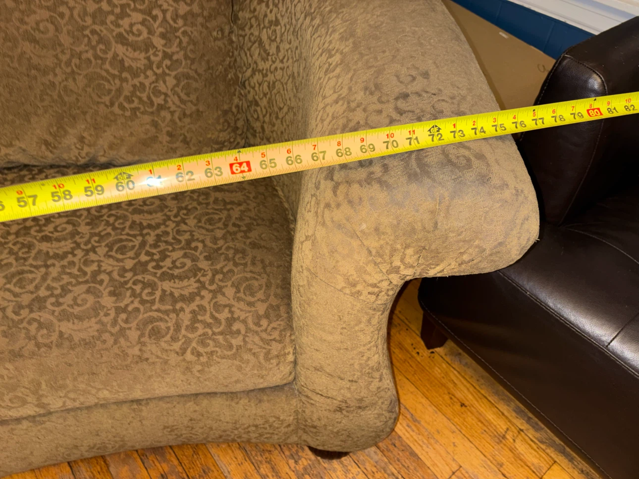 Curved dark green Sofa - photo 5