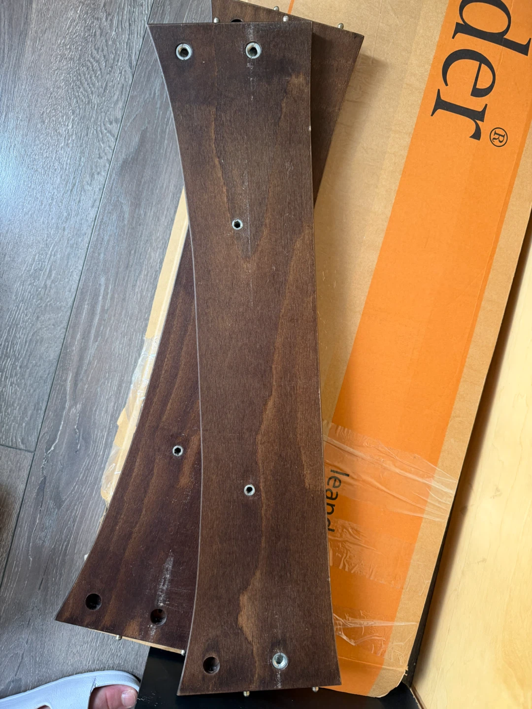 Leander classic cot walnut *missing pieces* - photo 2